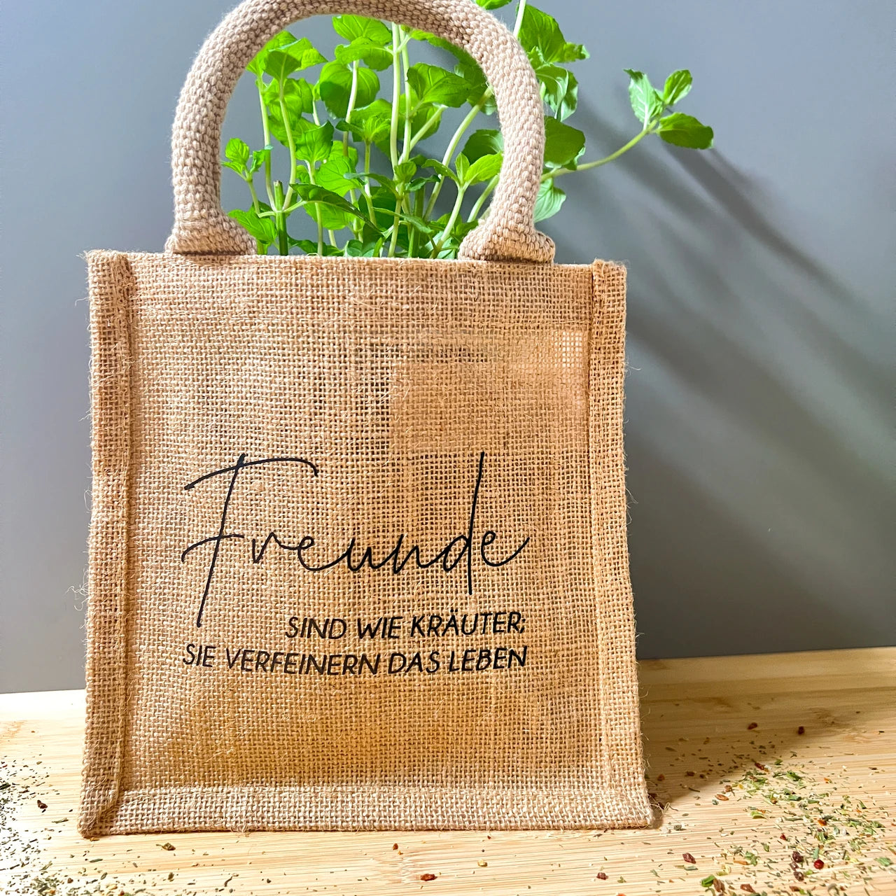 Jutetasche "Kräuter"