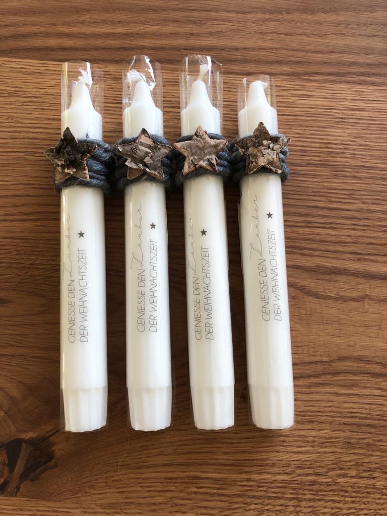 Stabkerzen Weihnachtszeit