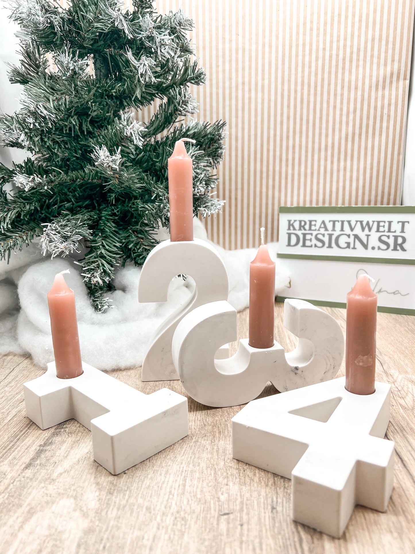 Adventskranz "Number"