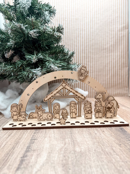 Adventskalender "Krippe"