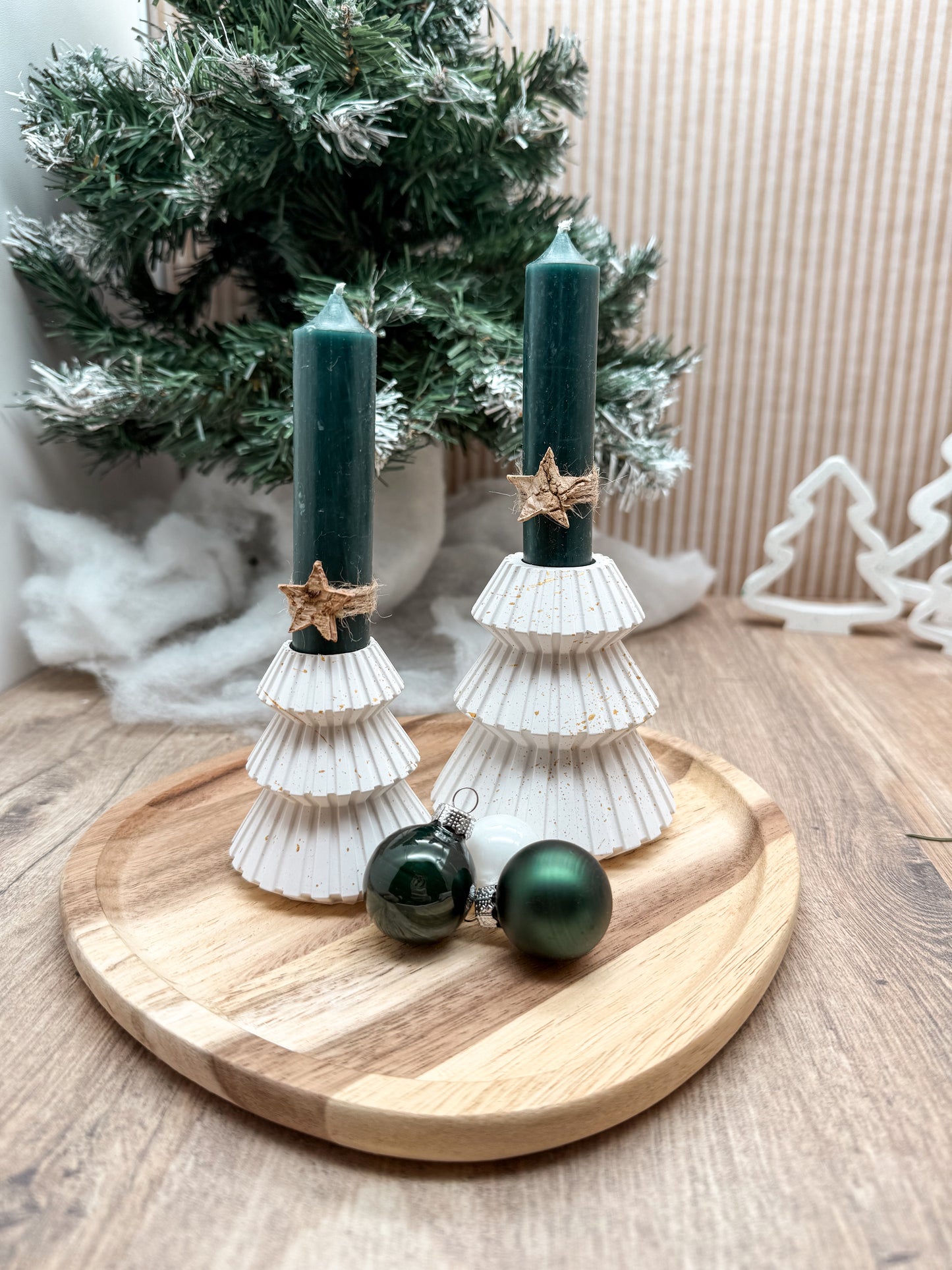 Kerzenhalter Tannebäume