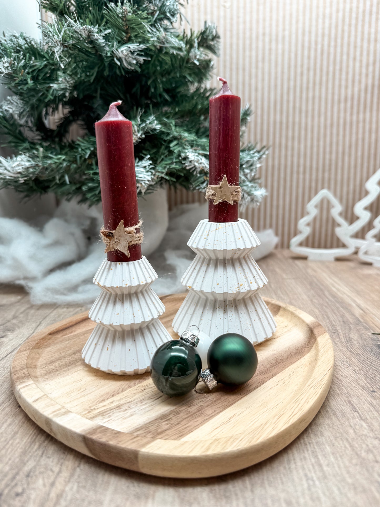 Kerzenhalter Tannebäume