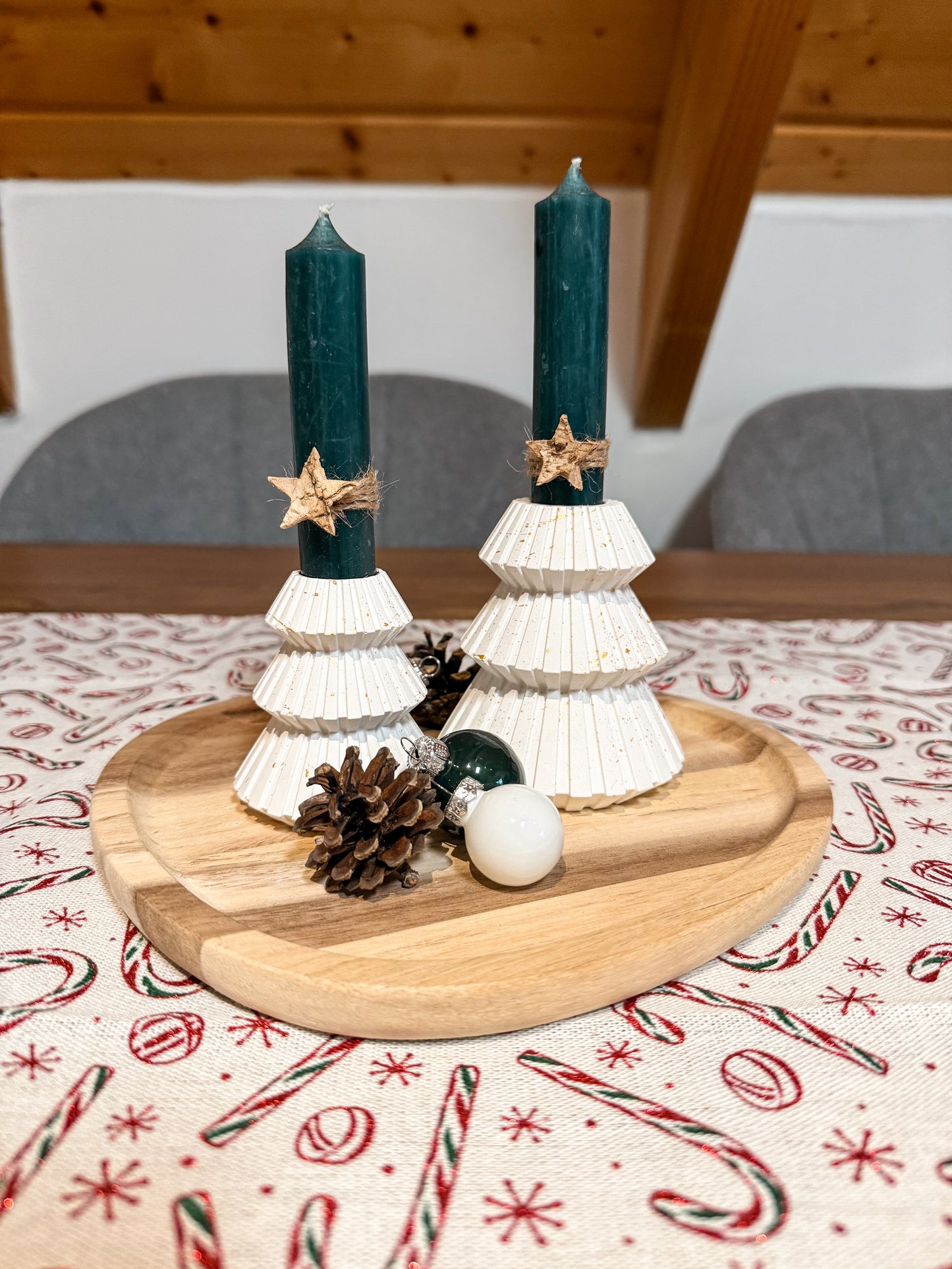 Kerzenhalter Tannebäume