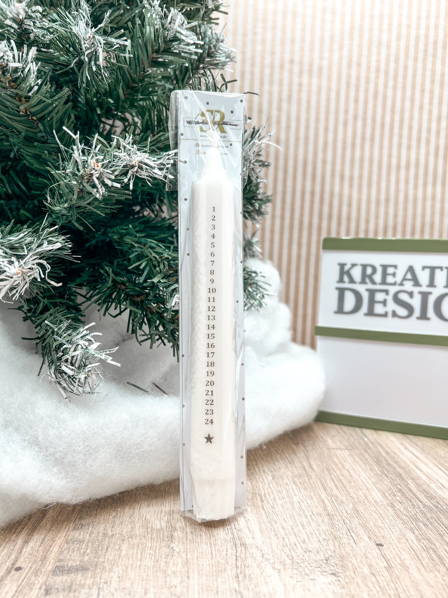 Stabkerze Adventskranz