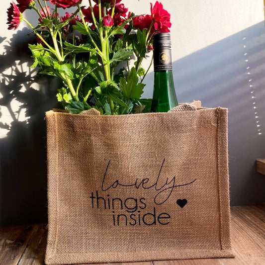 Jutetasche "Lovely"