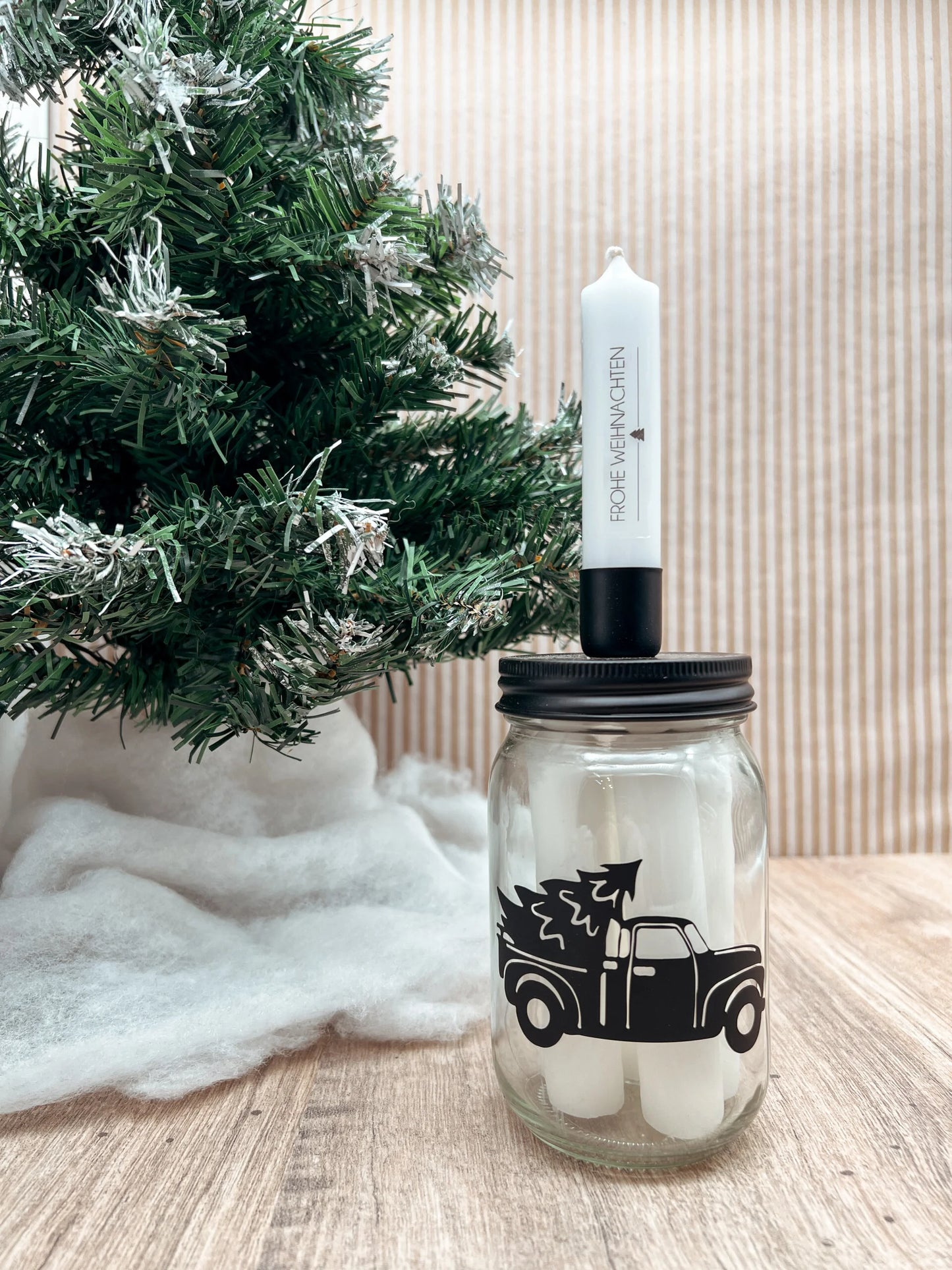 Kerzenglas - Weihnachten