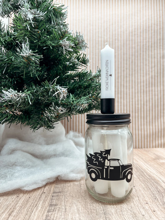 Kerzenglas - Weihnachten